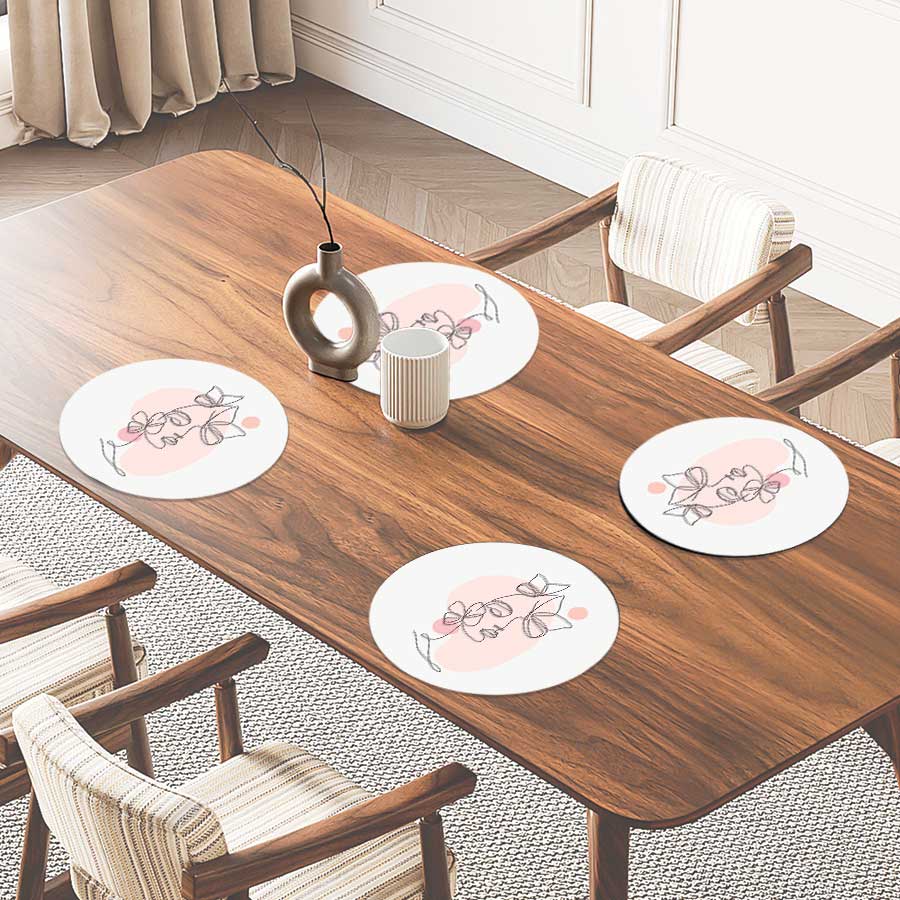 Placemat - Vrouw met vlinder