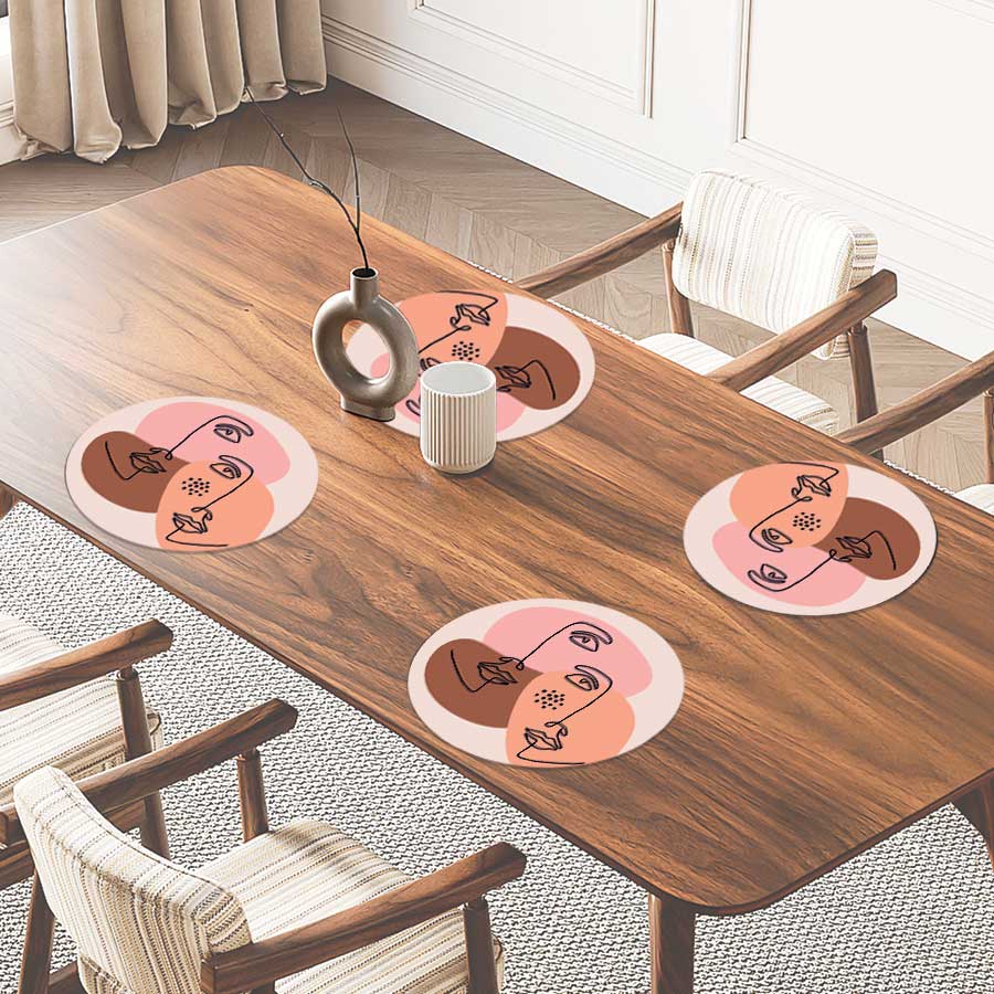 Placemat - Portret van twee vrouwen