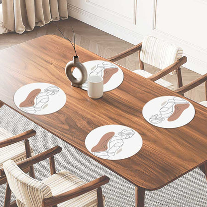 Placemat - Vrouw in silhouette