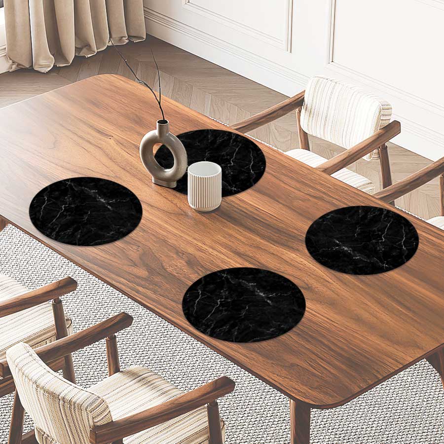 Placemat - Marmer Zwart