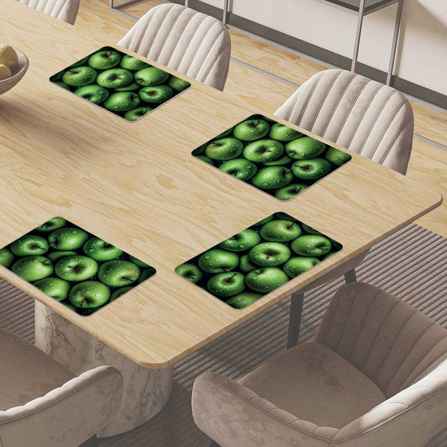 Placemat - Groene appels