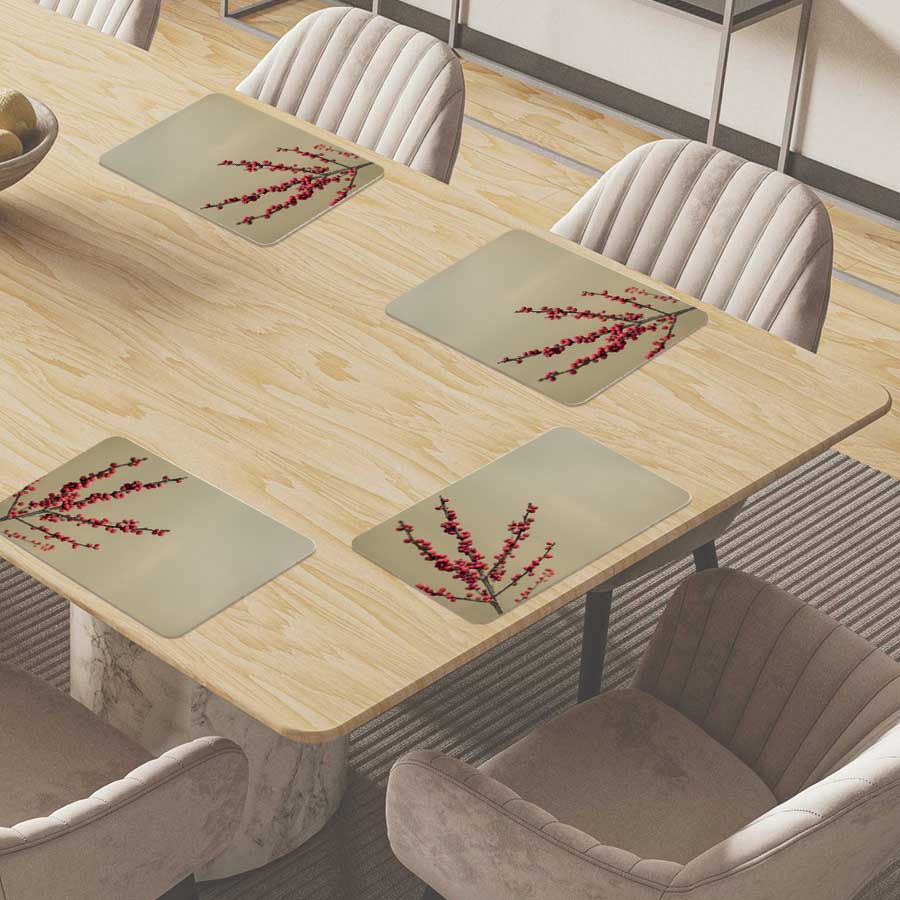 Placemat - Rode bessen