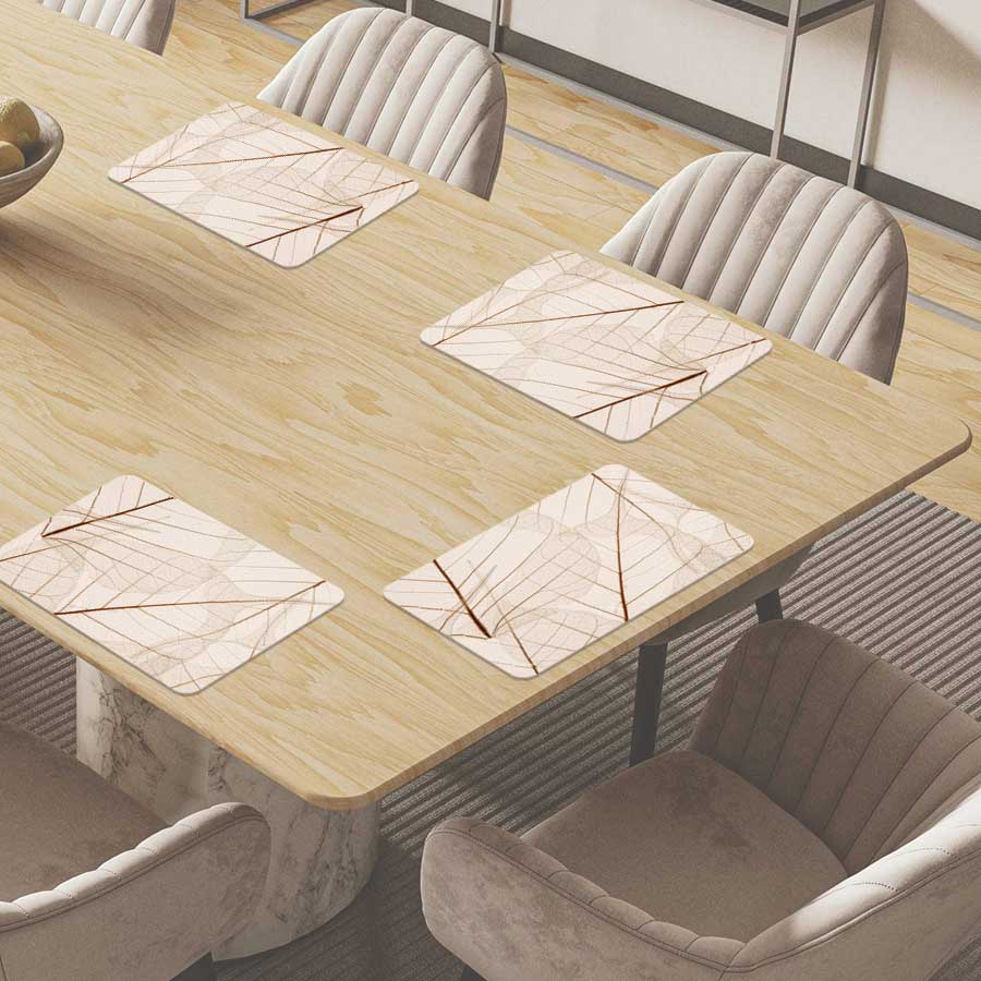 Placemat - Close-up van bladeren