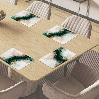 Placemat - Marmer Groen-Goud