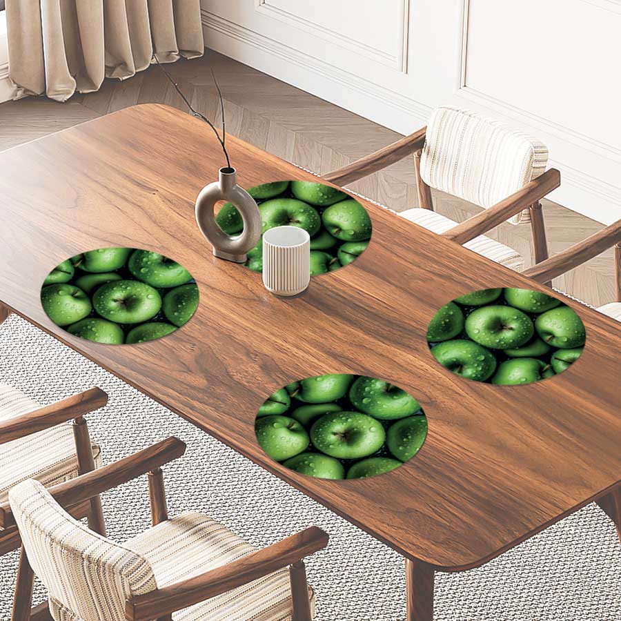 Placemat - Groene appels