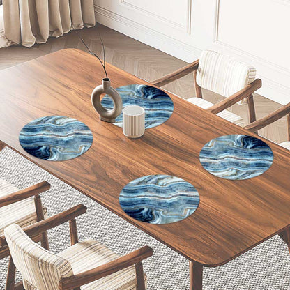 Placemat - Marmer natuurlijk blauw