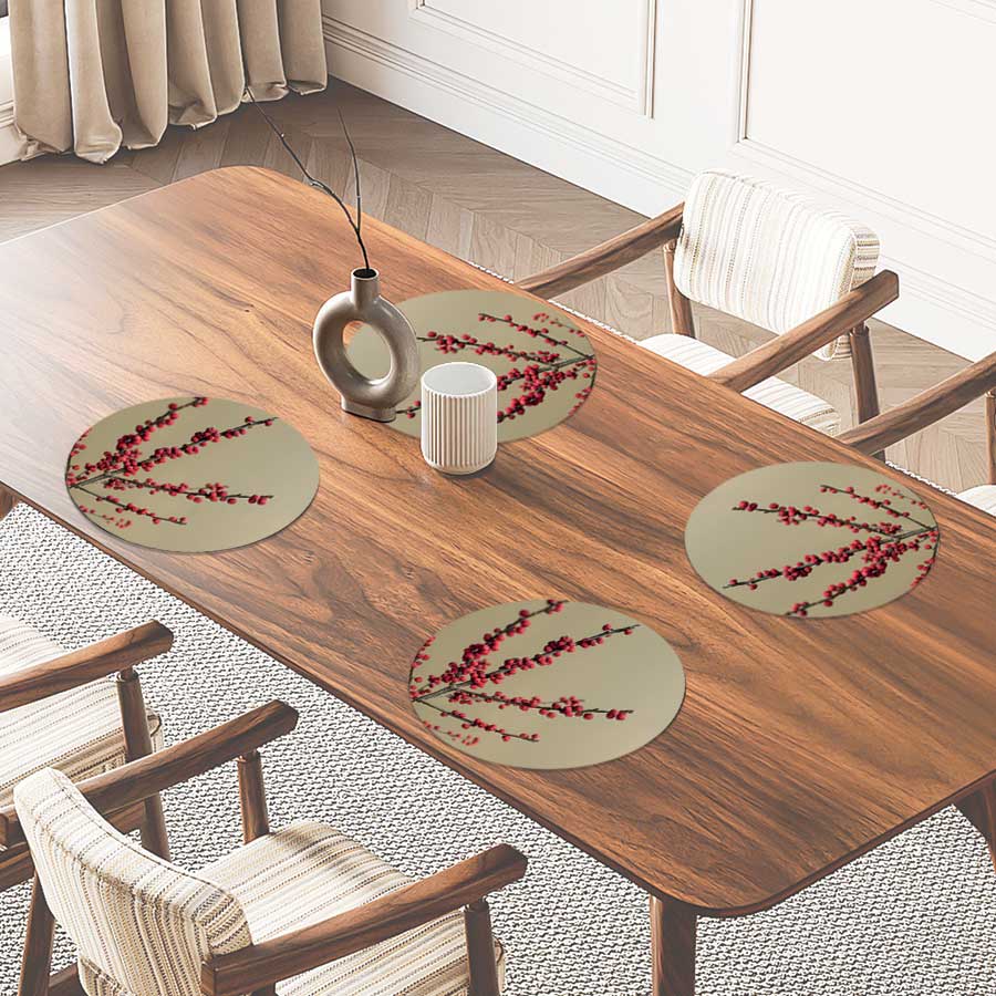 Placemat - Rode bessen