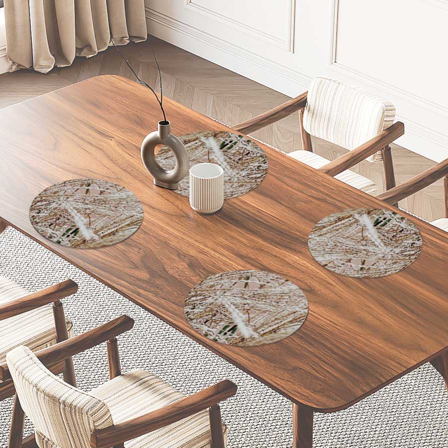 Placemat - Droge rietstengels