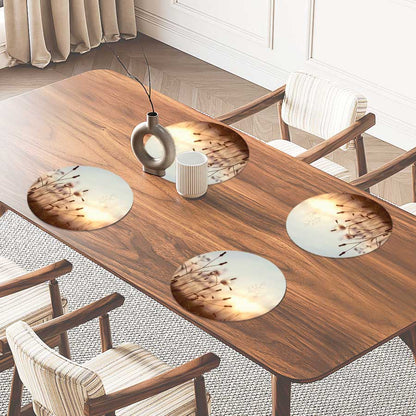 Placemat - Dandelion zonsondergang