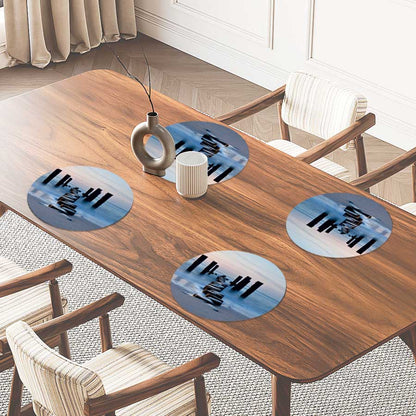Placemat - Golfbreker op het strand
