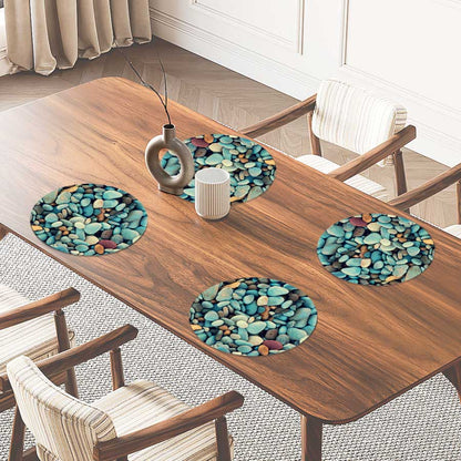 Placemat - Stenen strand