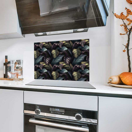 Spatscherm - Tropische bladeren