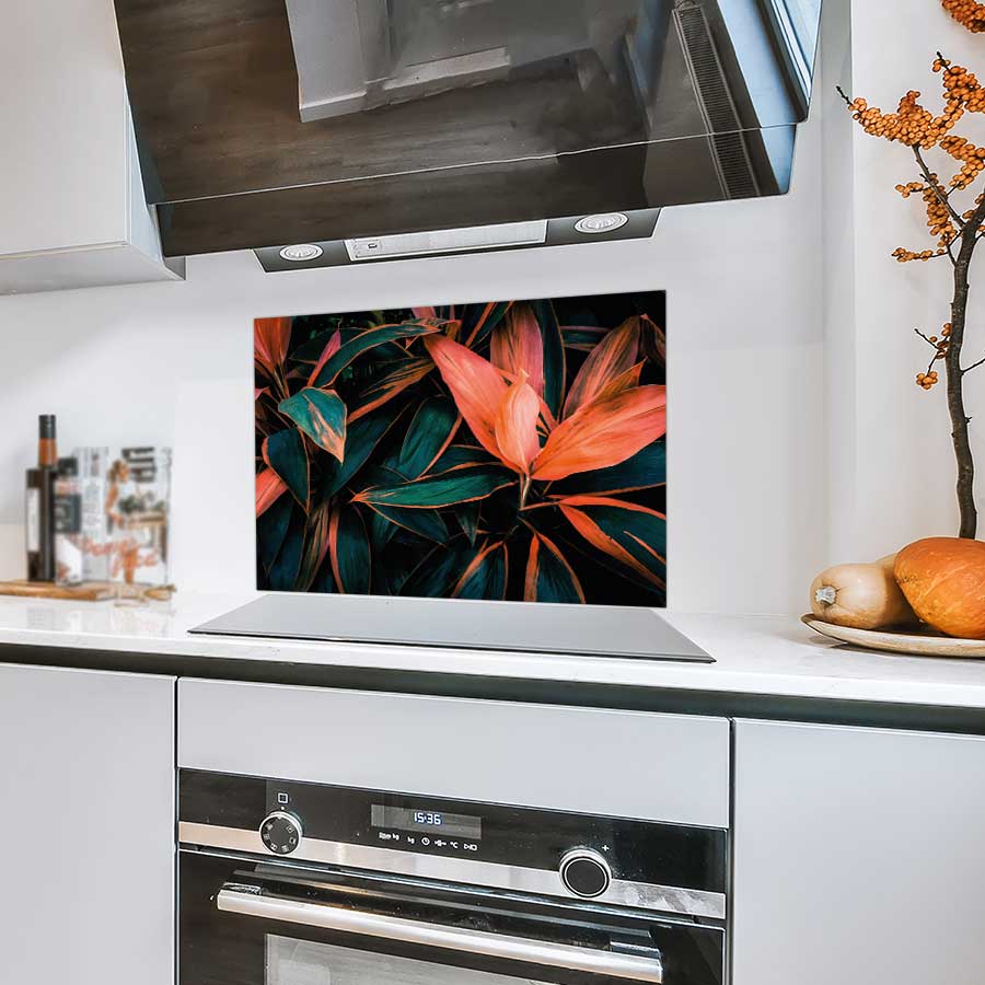 Spatscherm - Tropische bloem