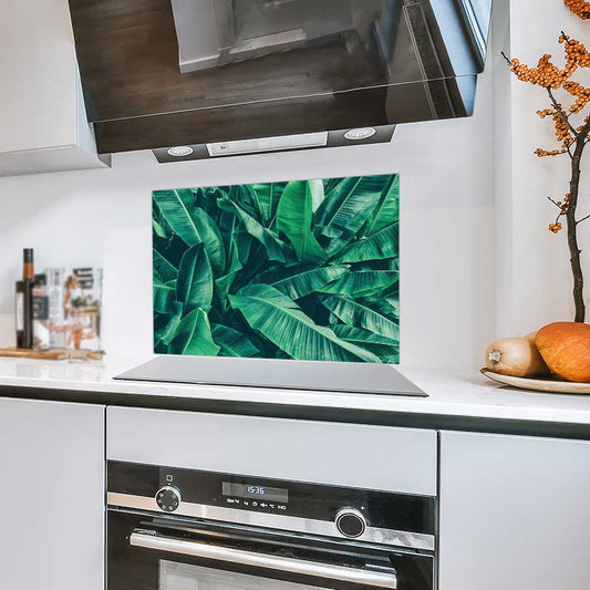 Spatscherm - Tropische bladeren
