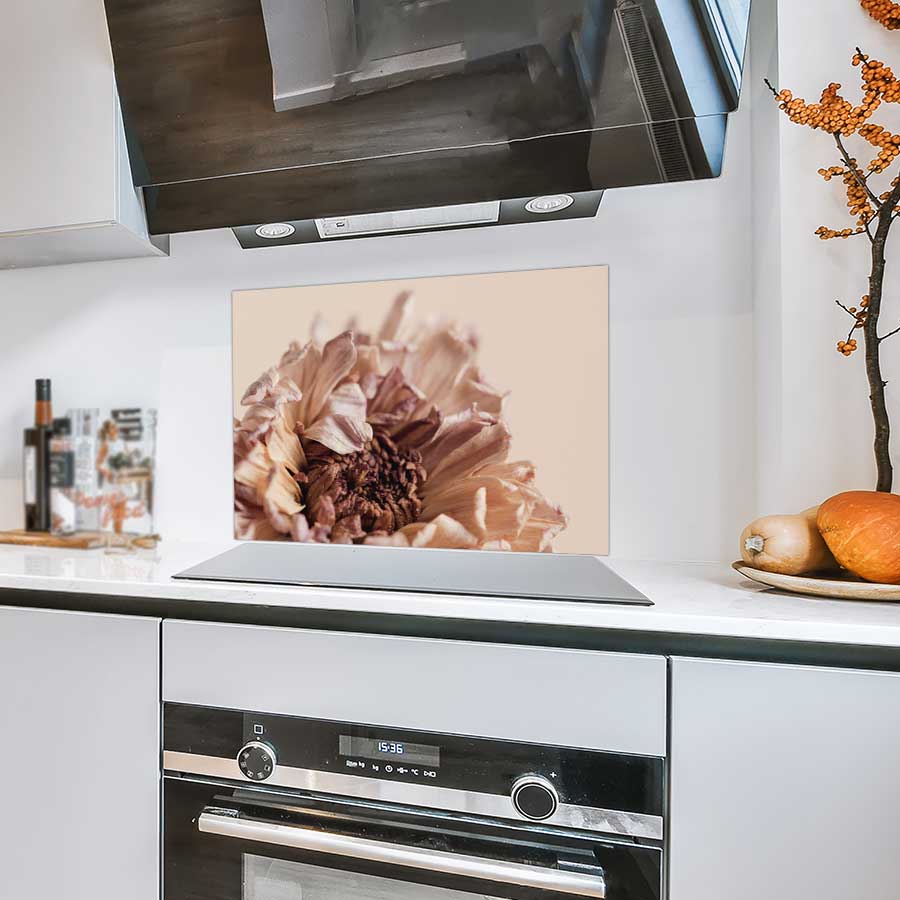 Spatscherm - Gedroogde chrysant