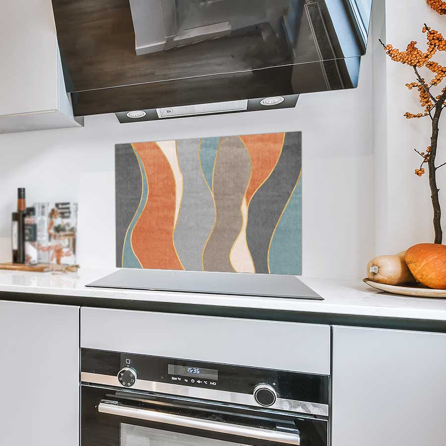 Spatscherm - Abstracte golven