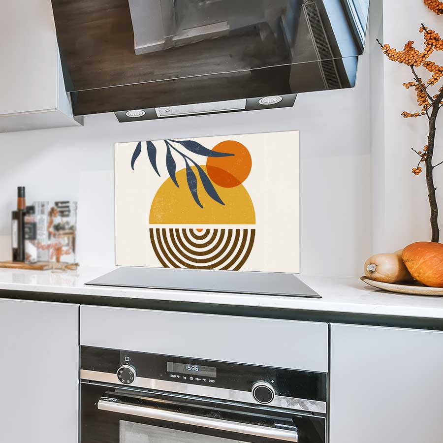 Spatscherm - Boho zonsondergang