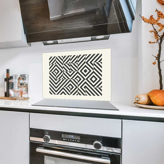 Spatscherm - Bauhaus vierkanten