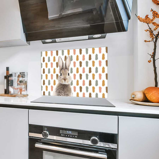 Spatscherm - Funny konijn vlekken