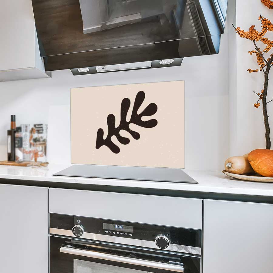 Spatscherm - Artistiek blad