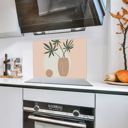 Spatscherm - Plant in vaas