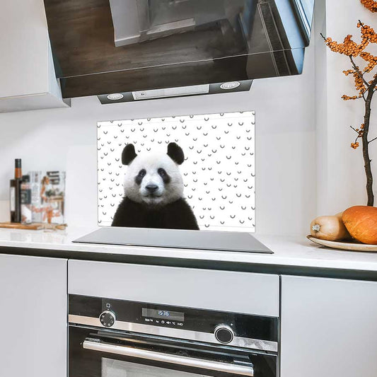 Spatscherm - Funny panda fugler