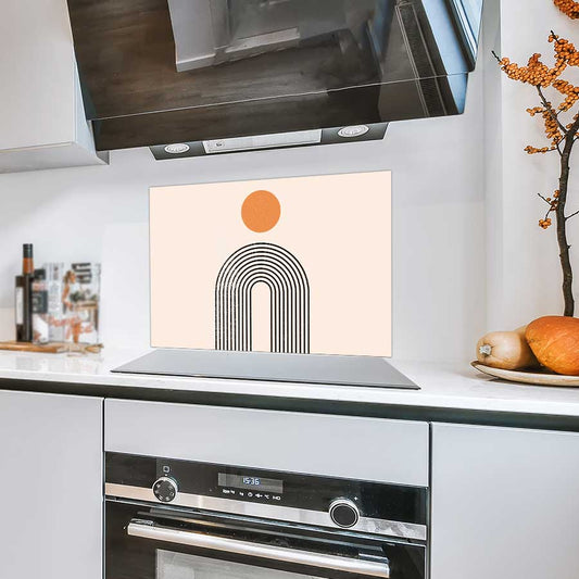 Spatscherm - Boho Regenboog