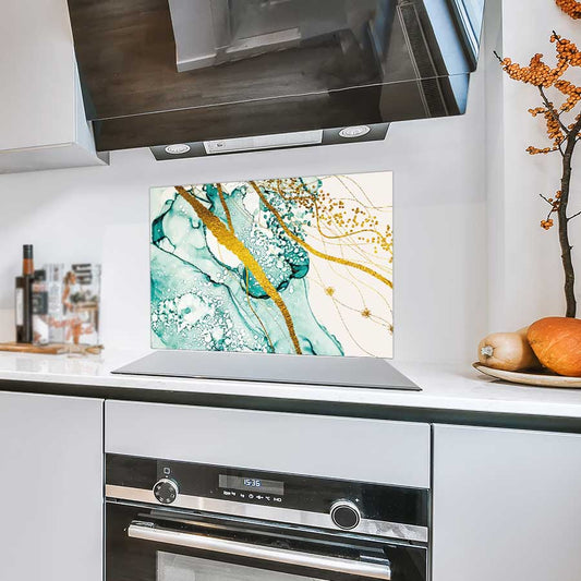 Spatscherm - Abstracte lucht