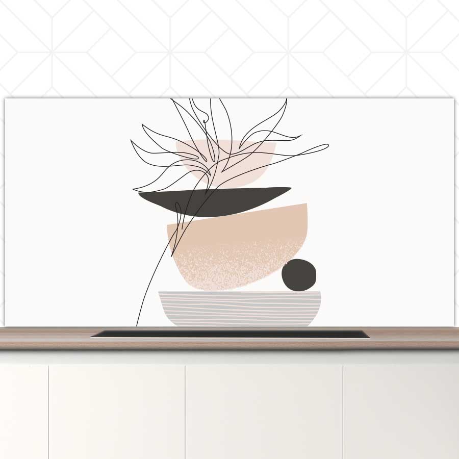 Spatscherm - Noordse bloem