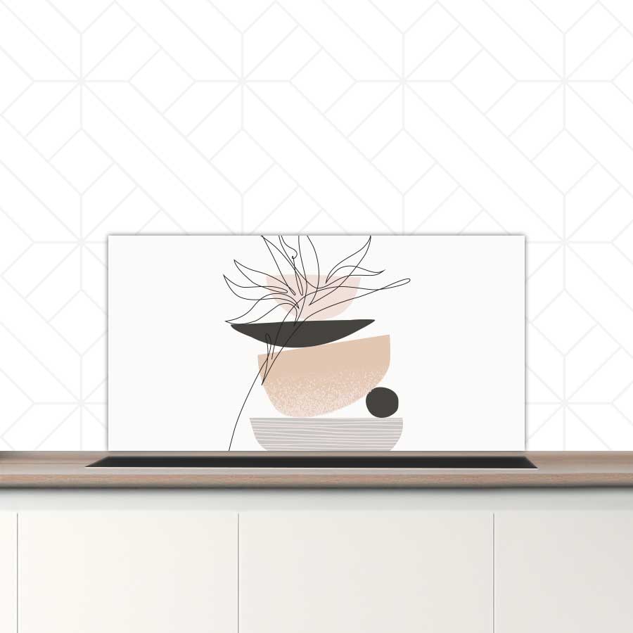 Spatscherm - Noordse bloem