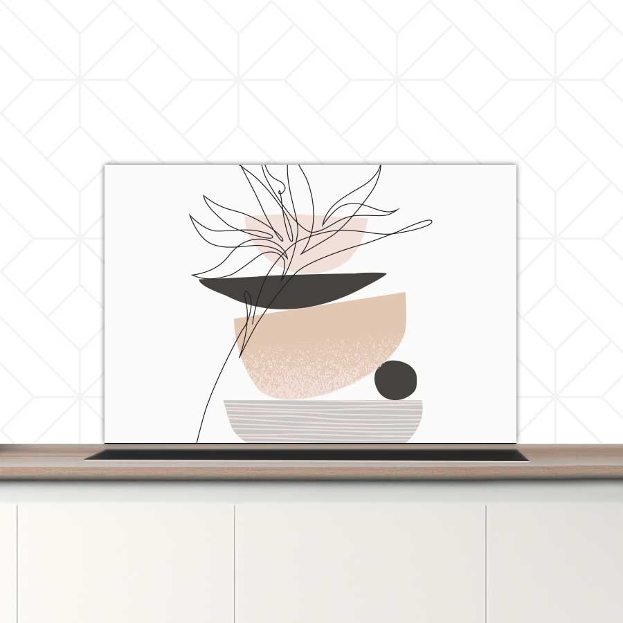 Spatscherm - Noordse bloem