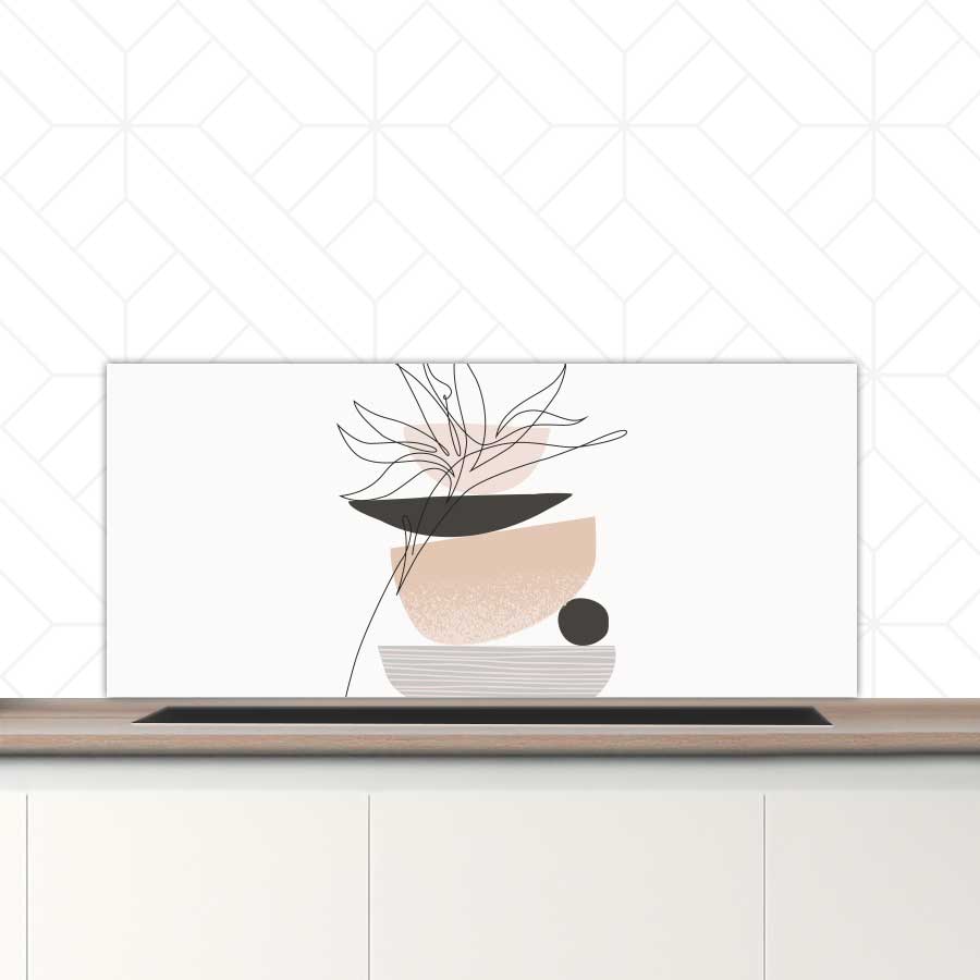 Spatscherm - Noordse bloem