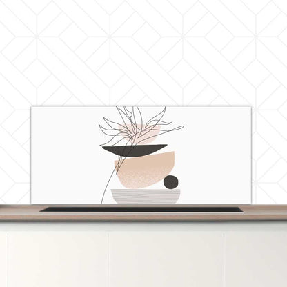 Spatscherm - Noordse bloem