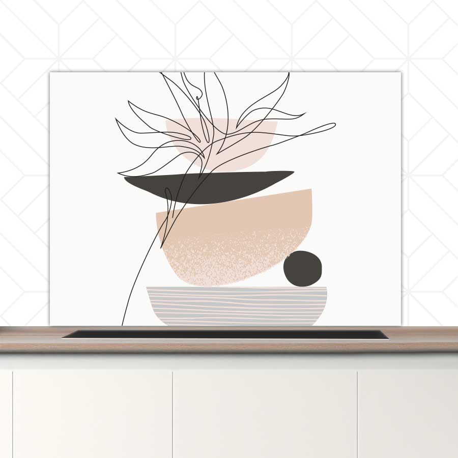 Spatscherm - Noordse bloem