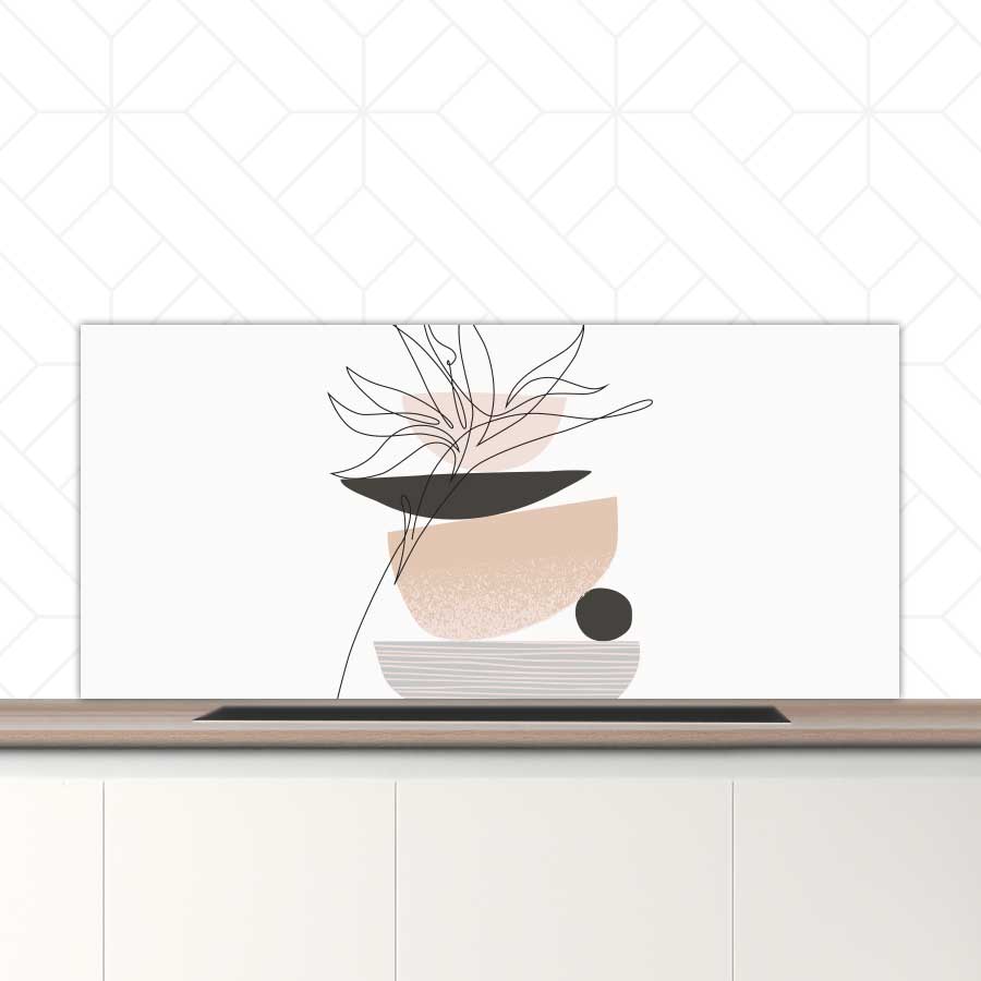 Spatscherm - Noordse bloem