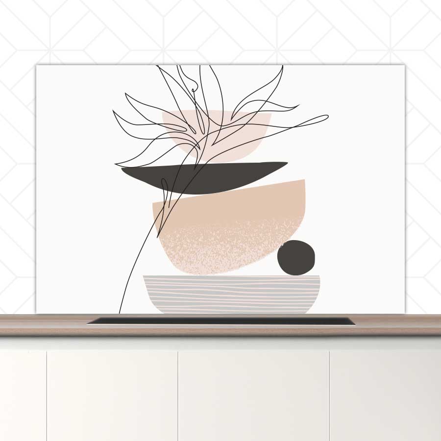 Spatscherm - Noordse bloem