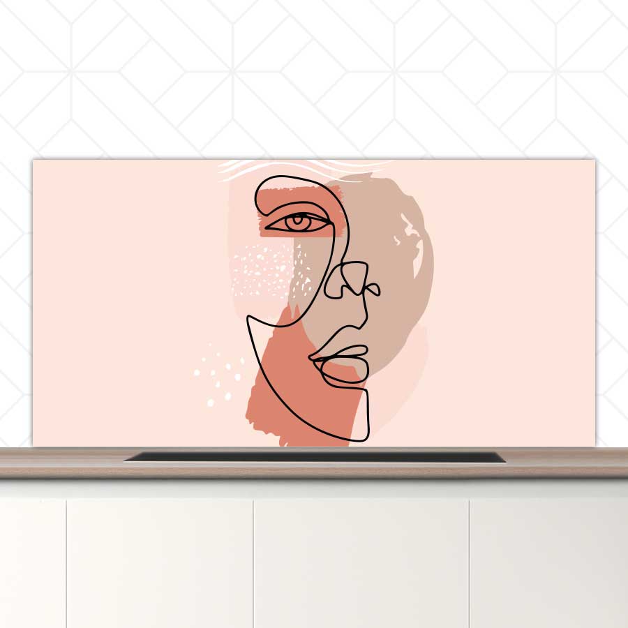 Spatscherm - Gezicht in balans