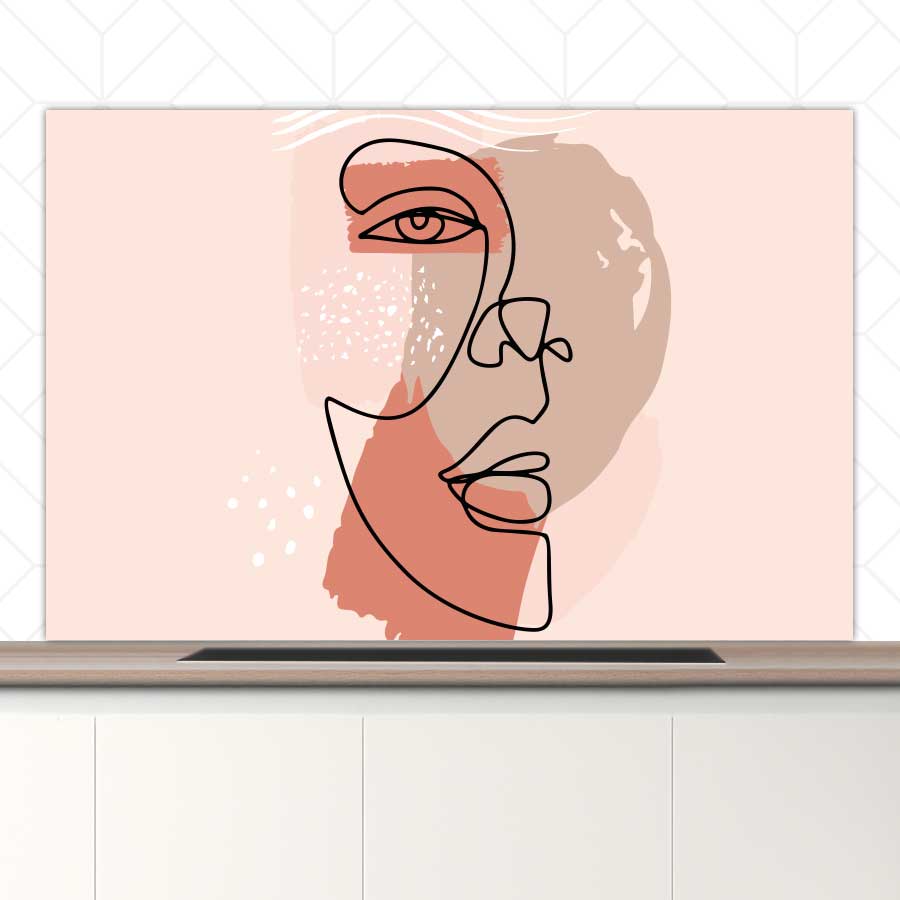 Spatscherm - Gezicht in balans