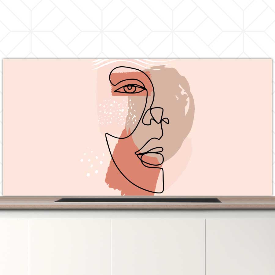 Spatscherm - Gezicht in balans