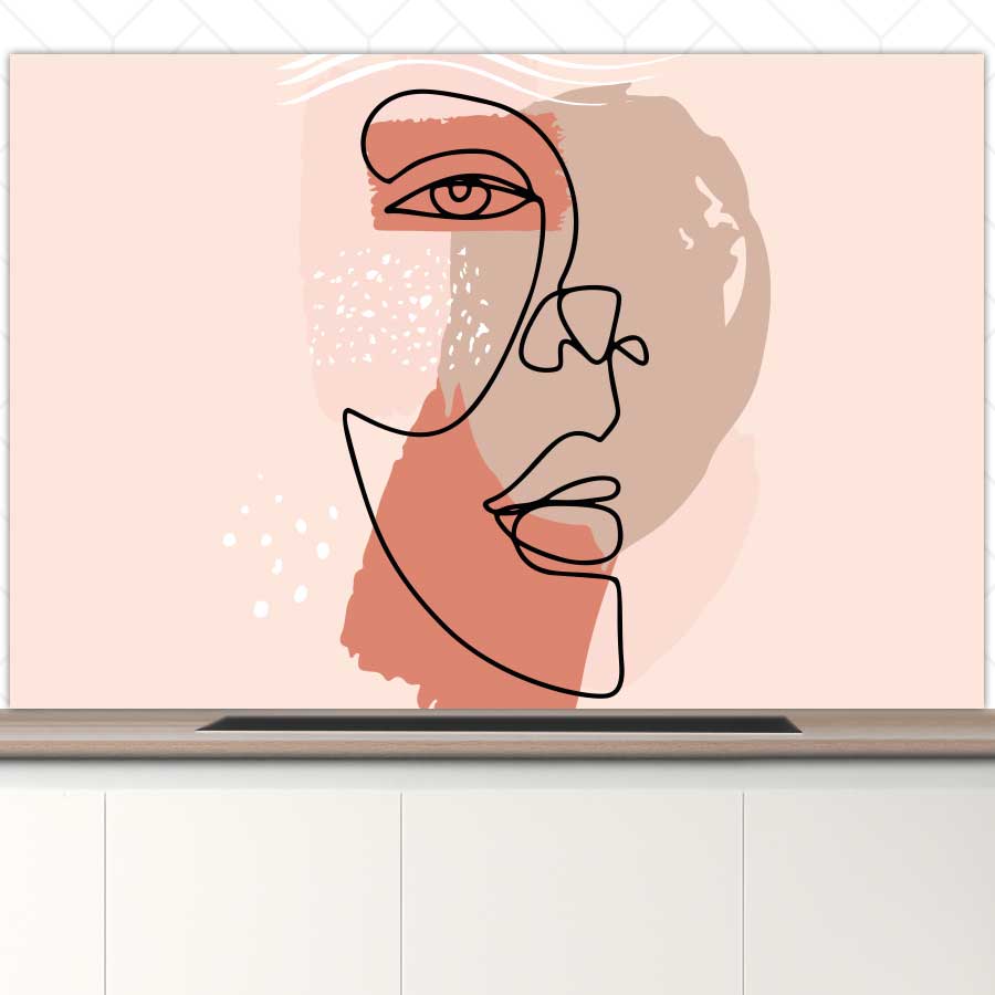 Spatscherm - Gezicht in balans