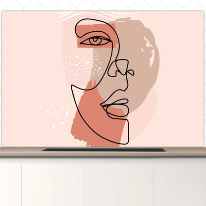 Spatscherm - Gezicht in balans