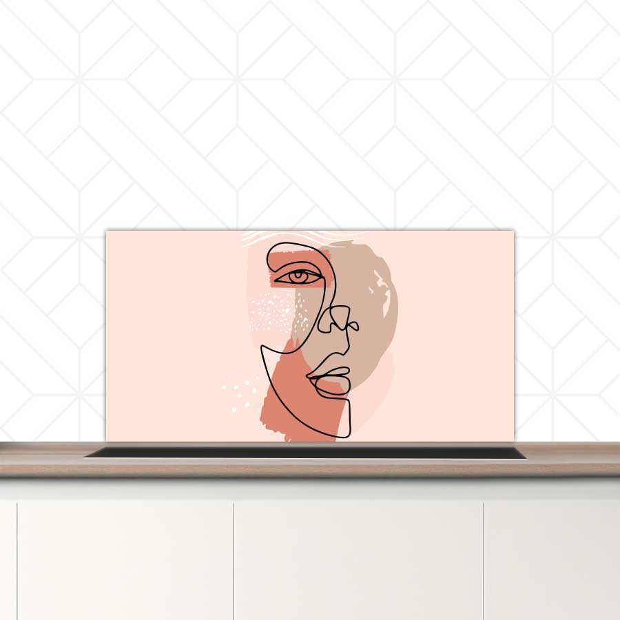 Spatscherm - Gezicht in balans