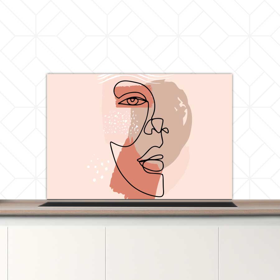 Spatscherm - Gezicht in balans