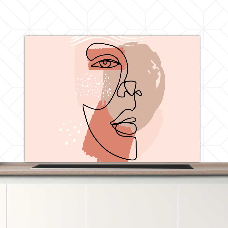 Spatscherm - Gezicht in balans