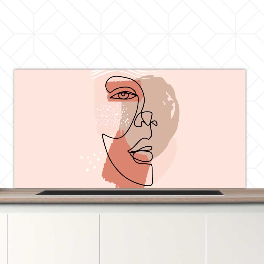 Spatscherm - Gezicht in balans