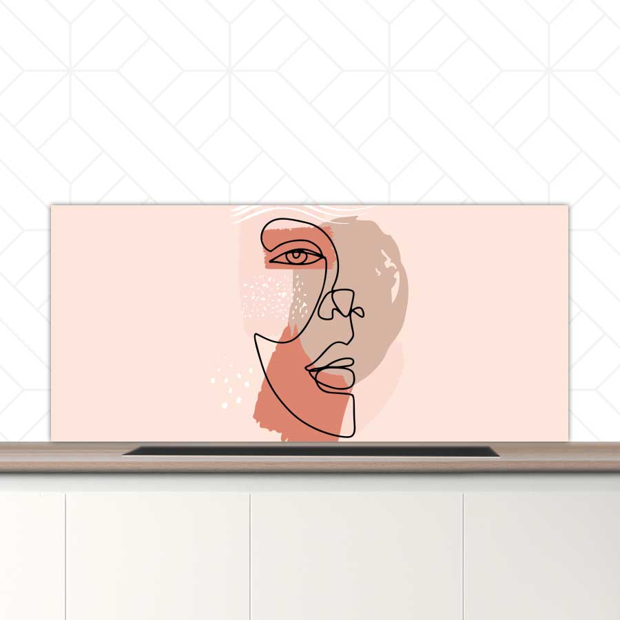 Spatscherm - Gezicht in balans