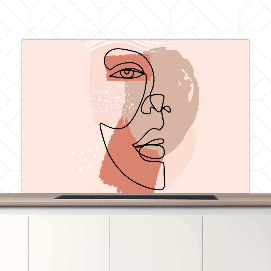 Spatscherm - Gezicht in balans