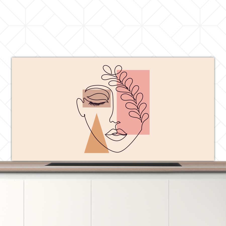 Spatscherm - Abstracte elegantie