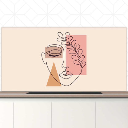 Spatscherm - Abstracte elegantie