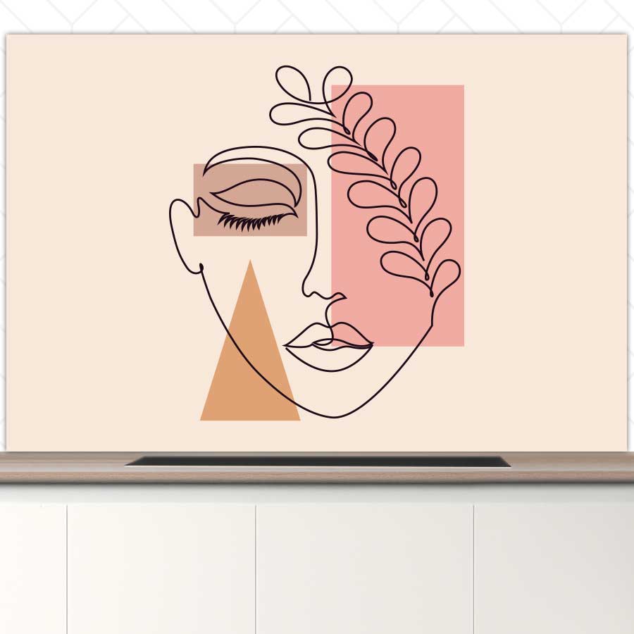 Spatscherm - Abstracte elegantie